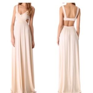 Rachel Pally Long Cutout Maxi Dress in Cream